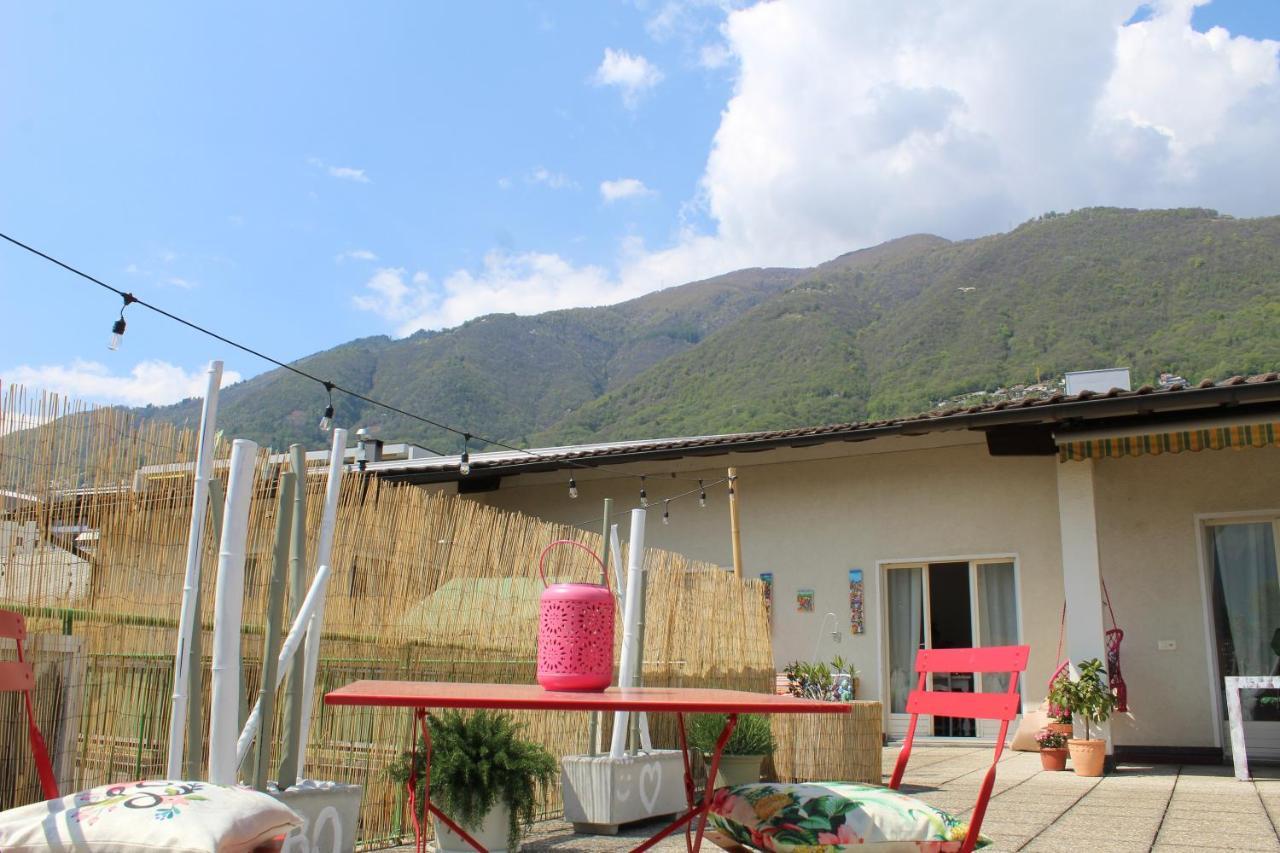 Appartamento Con Terrazza A Due Minuti Dal Lago Minusio Exterior foto